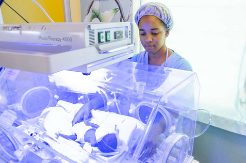 Die Neugeborenenstation im Krankenhaus St. Damien. © nph