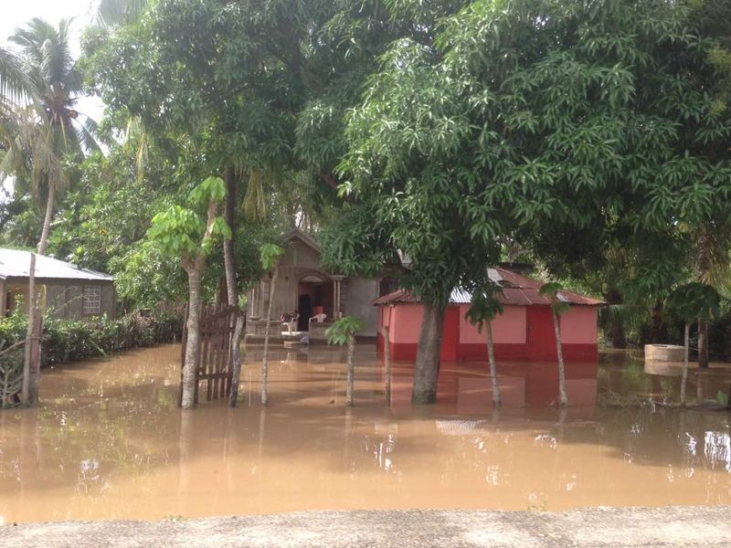 Ganze Dörfer stehen nach Hurrikan Irma unter Wasser.