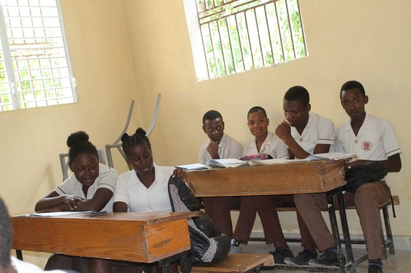 Eine Schule für Haiti - Unterricht