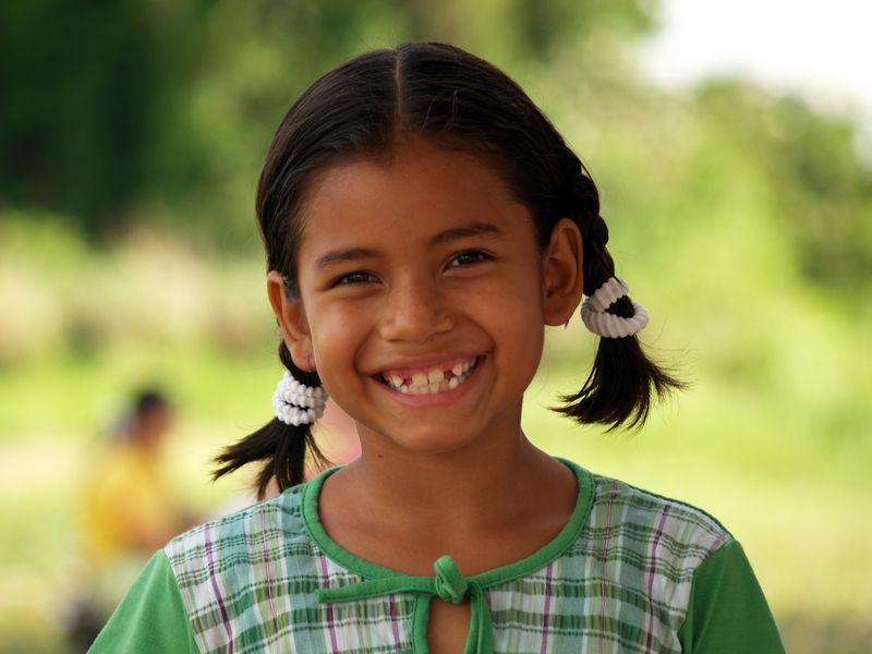 Maribel als kleines Mädchen bei nph Bolivien