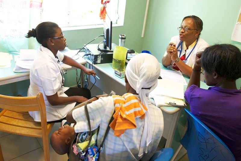 Unser medizinisches Personal versucht alles um die Menschen in Haiti während der Pandemie zu schützen.
