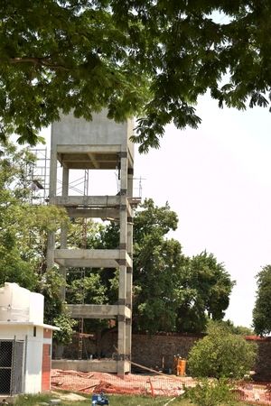 Der Wasserturm konnte instandgesetzt und stabilisiert werden.